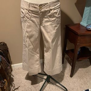 Vintage Cavaricci crop pants wide leg soft cotton